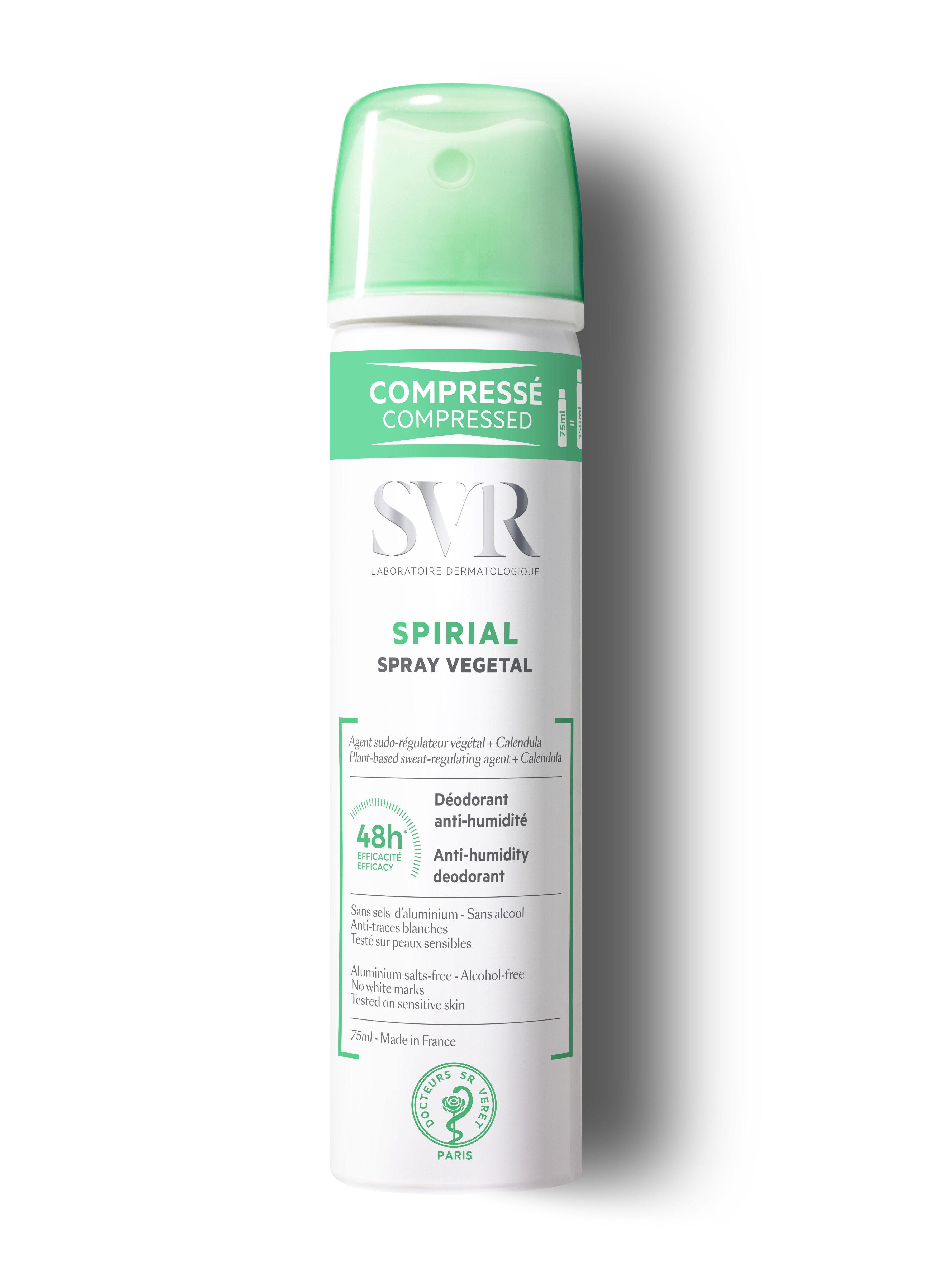 SVR SPIRIAL Body & Feet Anti-Perspirant Spray Vegetal(75ml)