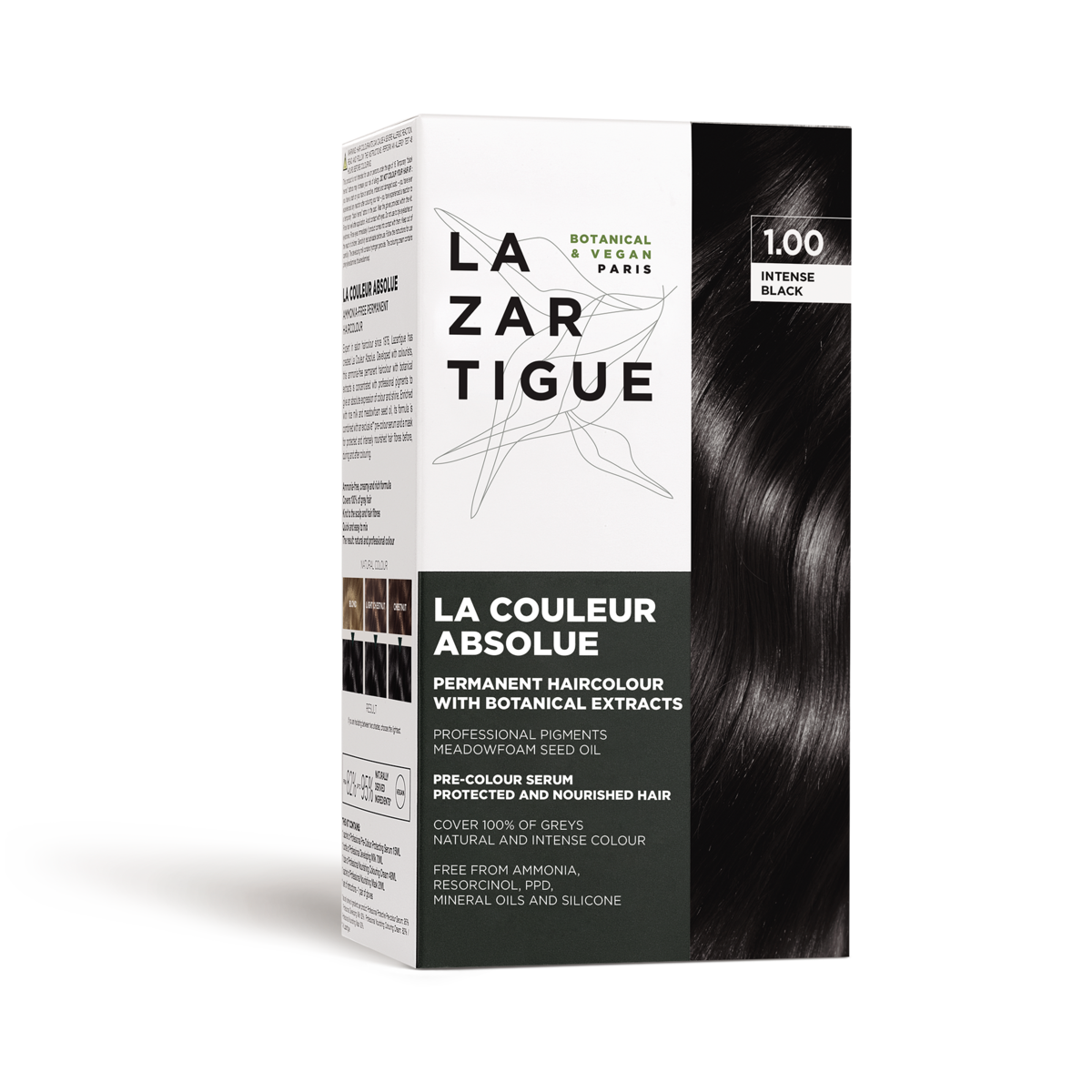 Lazartigue LA COULEUR ABSOLUE 1.00 INTENSE BLACK (KIT)