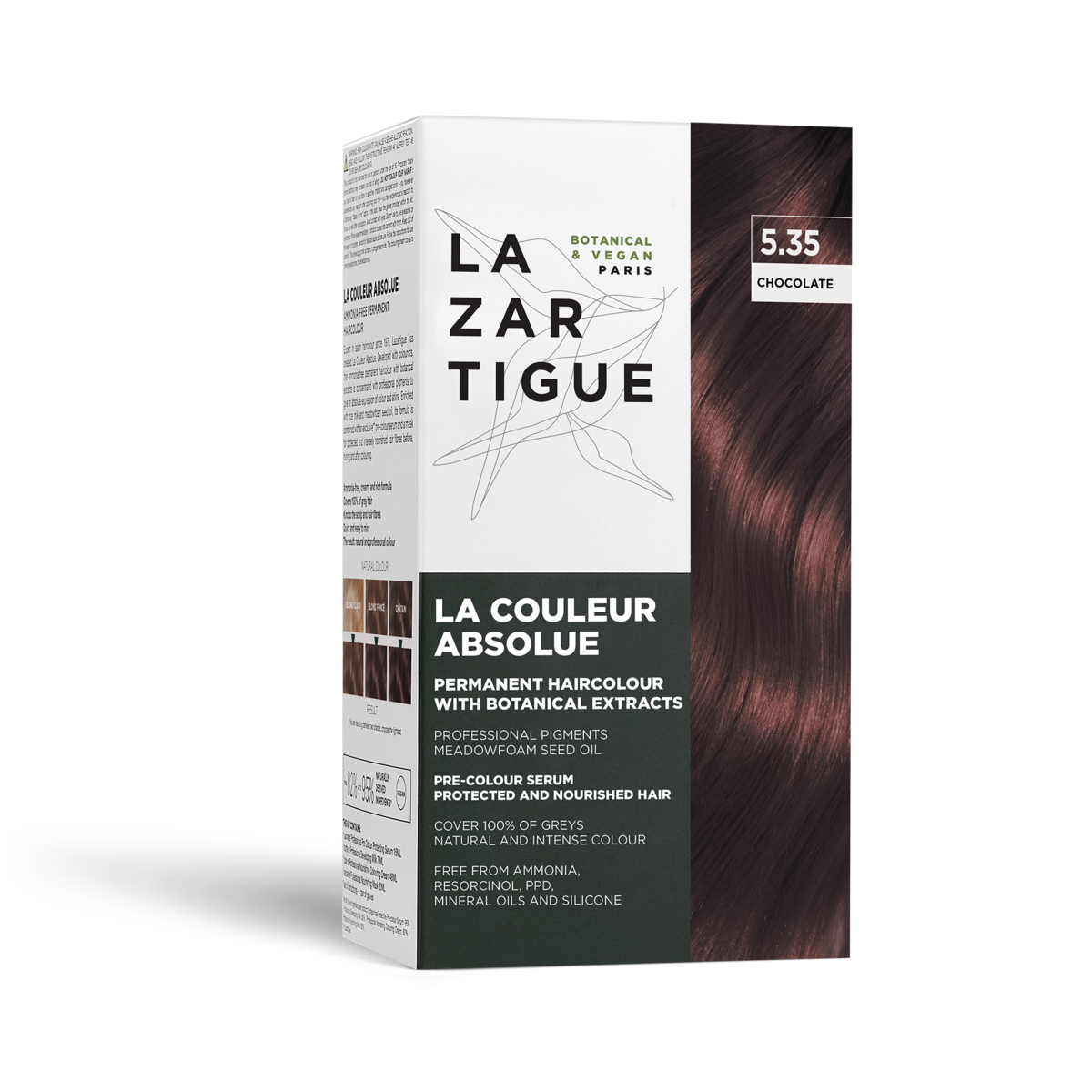 Lazartigue LA COULEUR ABSOLUE 5.35  MEDIUM CHOCOLATE BROWN T (KIT)