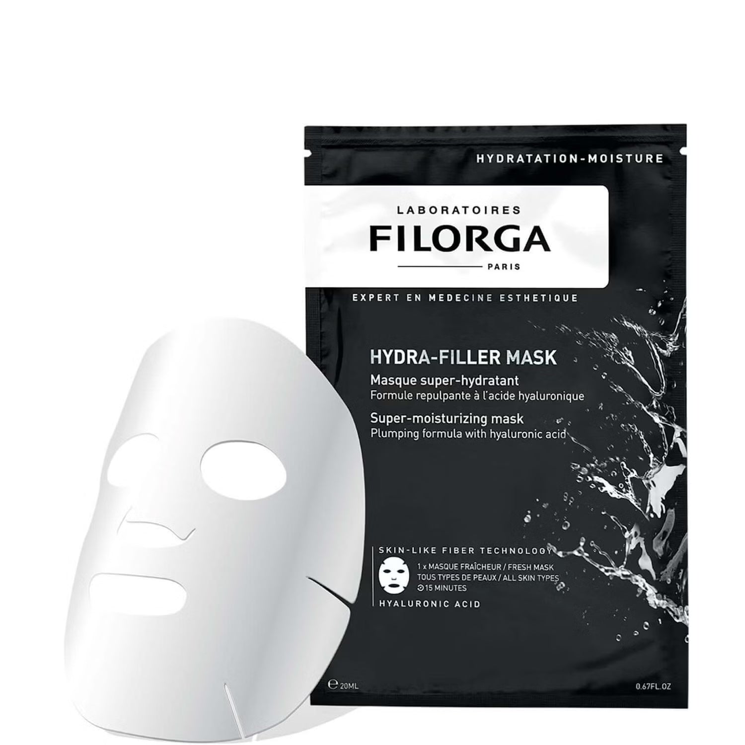 FILORGA HYDRA-FILLER MASK Hyaluronic Acid Moisturising Sheet Mask