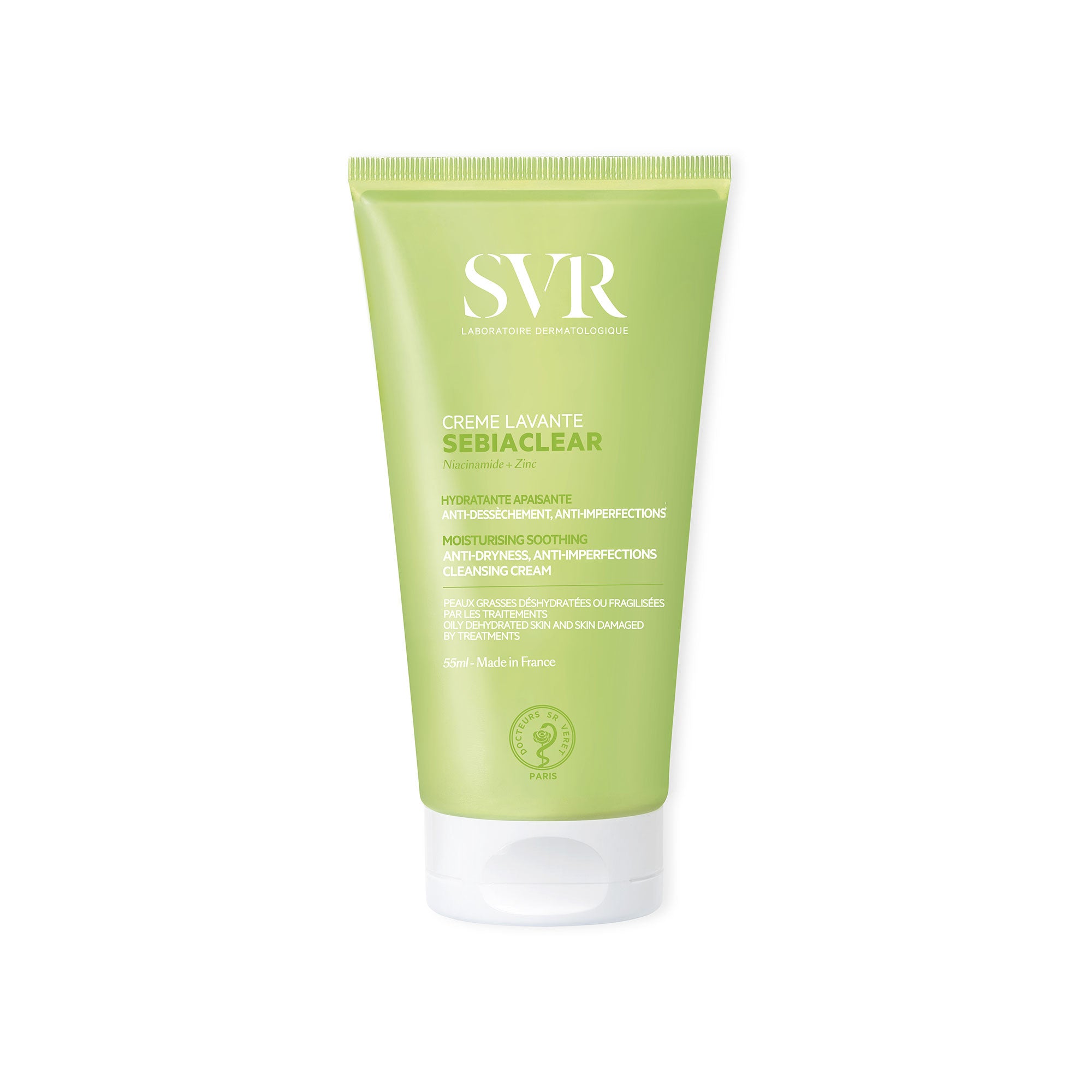 SVR SEBIACLEAR Crème Lavante (Face + Body) - Travel Size  (55ml)