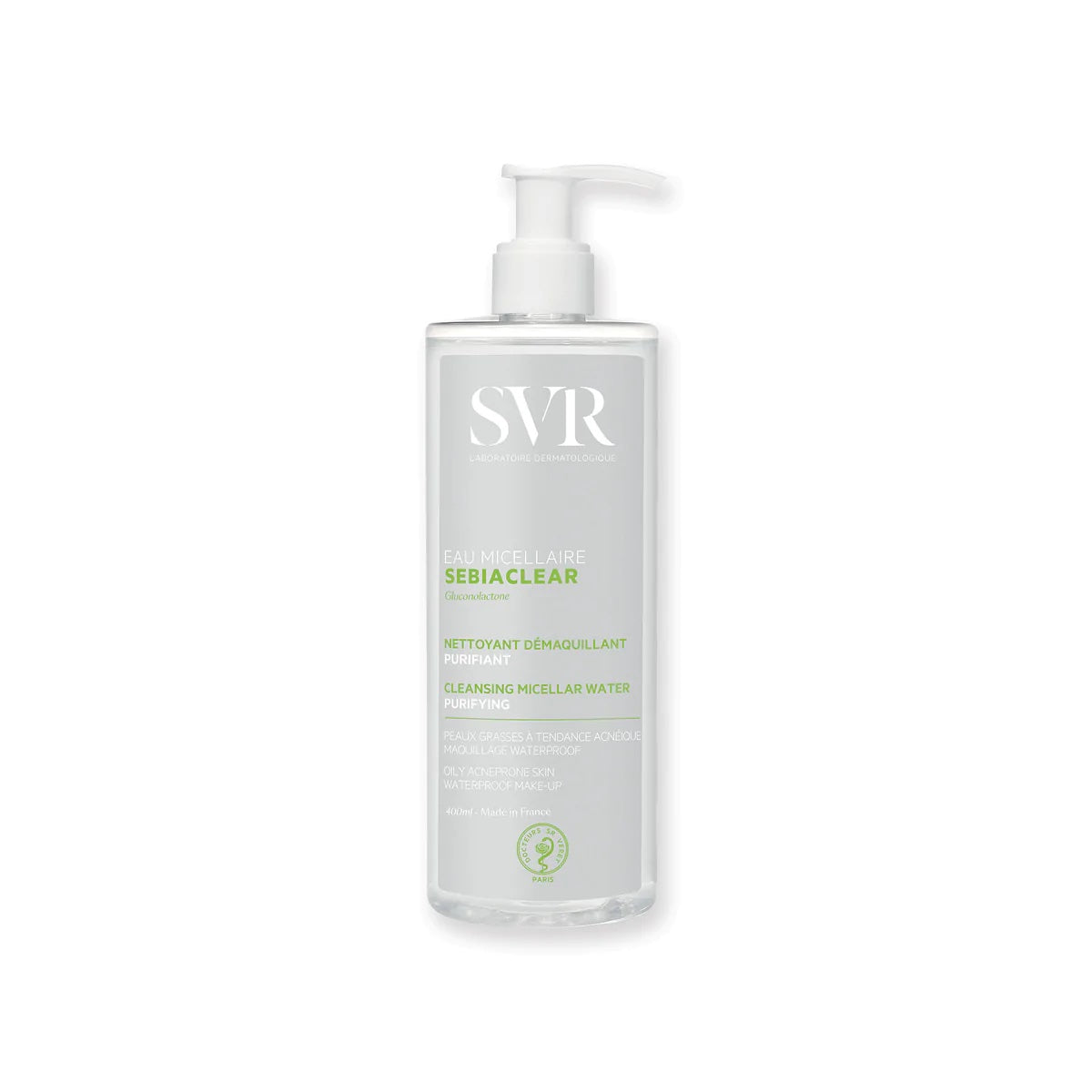 SVR SEBIACLEAR Micellar Water for Oily & Acne-Prone Skin (400ml)