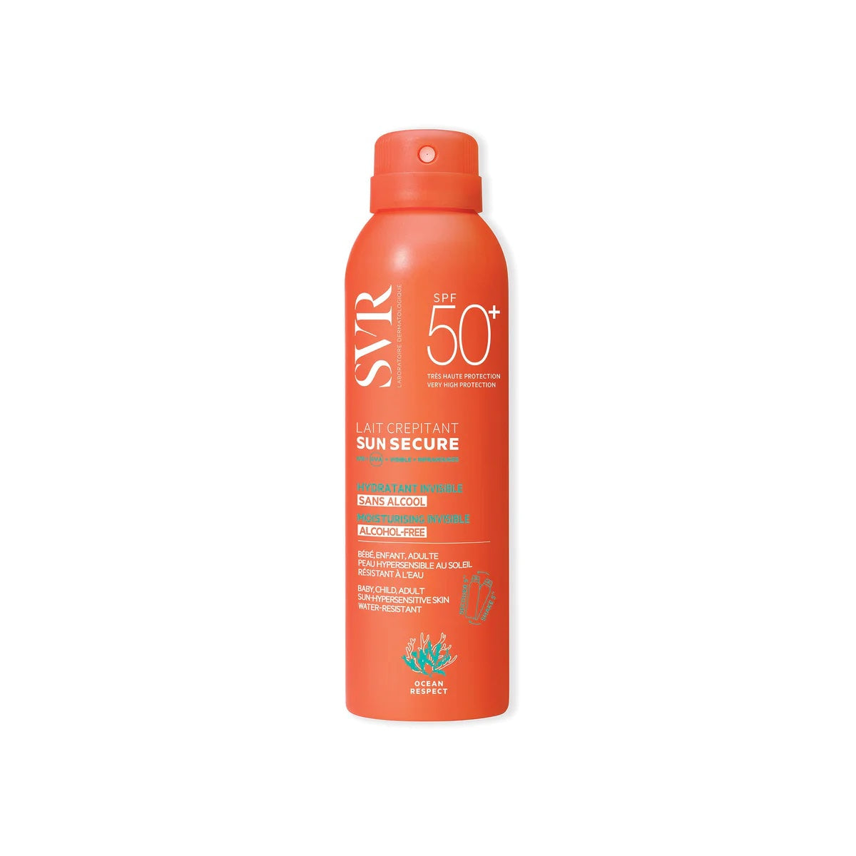 SVR Sun Secure Fizzy Milk Lait Crepitant SPF50+ -NEW (200ml)