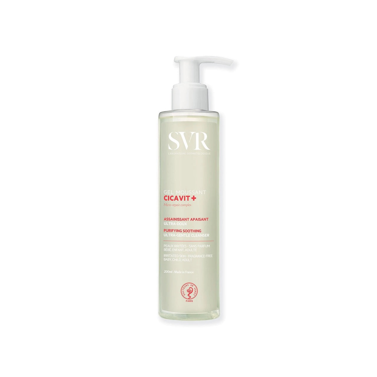 SVR CICAVIT+ Gentle Washing Gel for Damaged Skin (200ml)