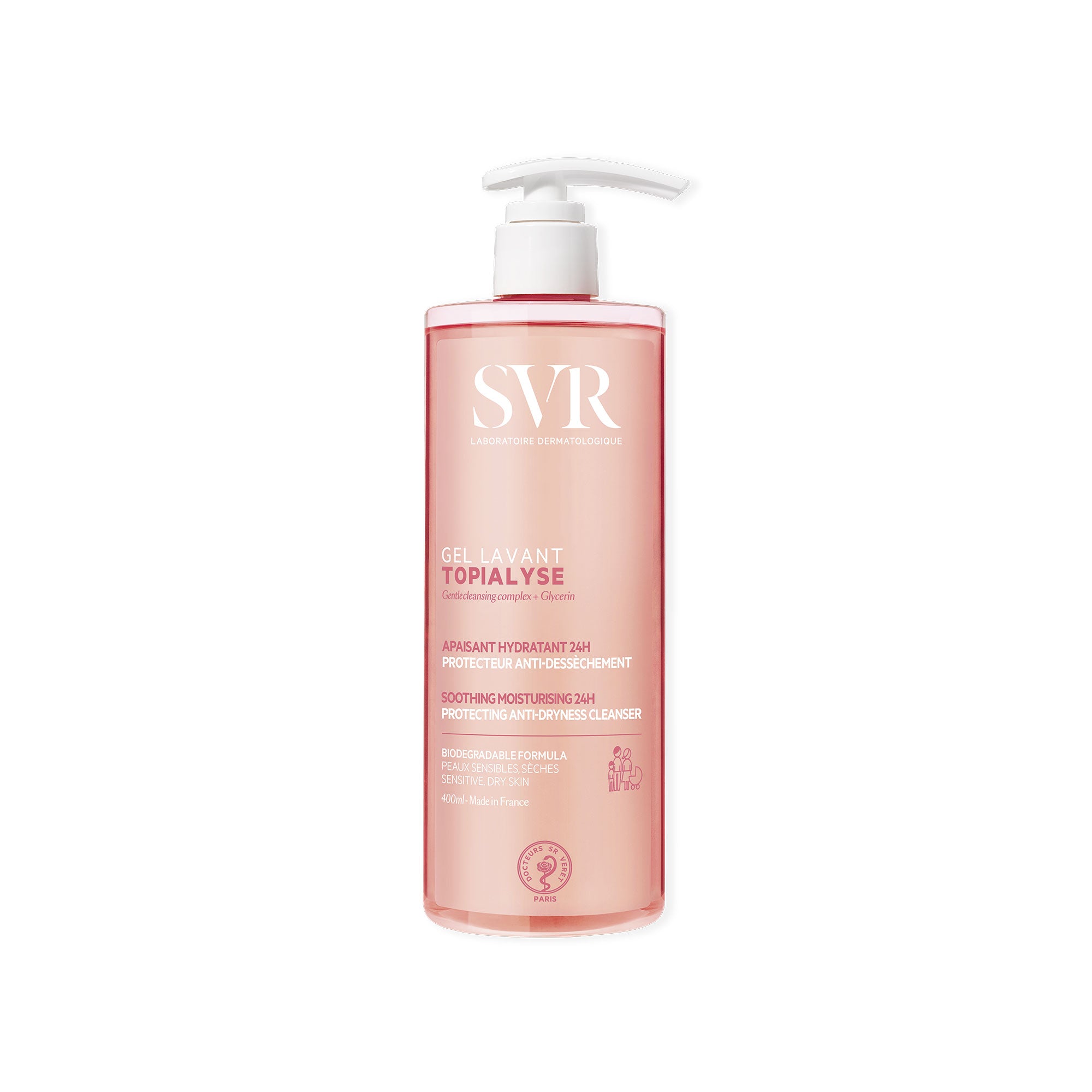 SVR TOPIALYSE Wash-Off Cleansing Gel (400ml)